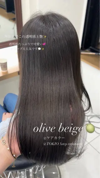 セミロング カラー 柳堀 日菜のマツエク・マツパデザイン