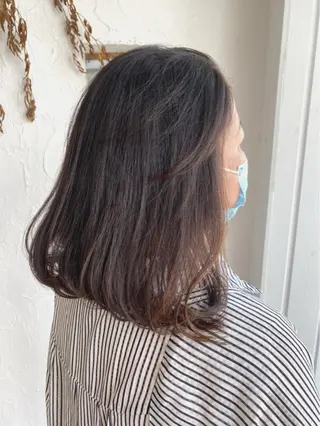 ミディアム カラー パーマ ヘアアレンジ メンズ キッズ ネイル 豊橋美容院 ソンリエのヘアスタイル