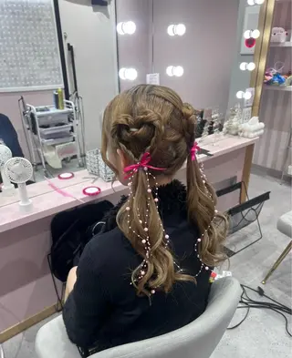 ヘアアレンジ lien eriiのヘアスタイル