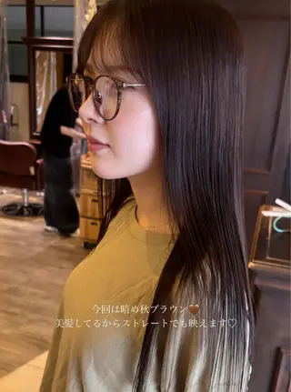 カラー Ly hair / nanoha🤍のヘアスタイル