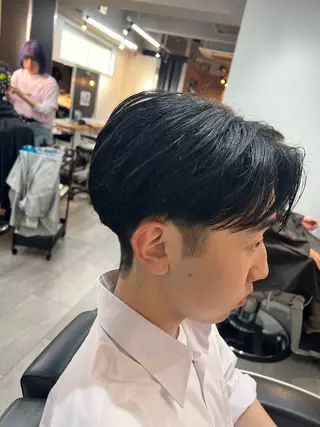 ショート 毛流れ•波巻きパーマ 特化🔥🌊瀬川竜生のヘアスタイル