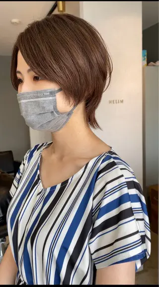 ショート カラー 🍀石川尚之🍀 HELIMのヘアスタイル