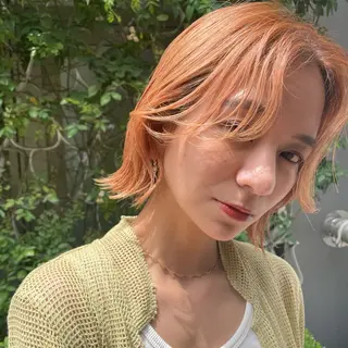 ショート カラー ♥️ブリーチ/ボブ/ レイヤー♥️maiのヘアスタイル