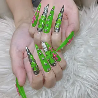 ネイル ANH ゴテゴテネイルのネイルデザイン