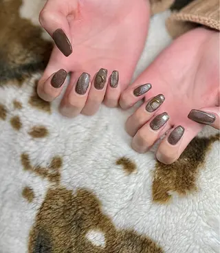 カラー パーマ ヘアアレンジ メンズ キッズ ネイル マツエク・マツパ el. by Aoのネイルデザイン