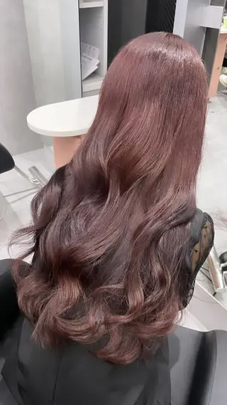 ロング カラー 吉留愛加/ 似合わせカットのヘアスタイル