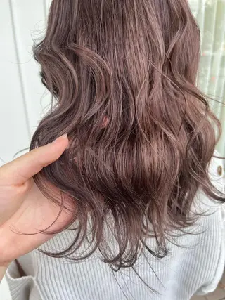 セミロング カラー RuLaN AMIのヘアスタイル