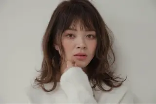 ミディアム 髪質改善 メンズパーマゆうひのヘアスタイル