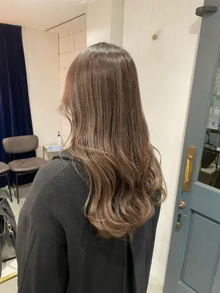 ロング カラー レイヤー♡ショート 石川優奈のヘアスタイル