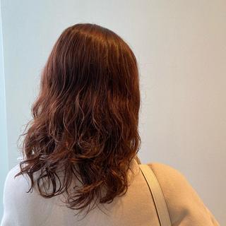 セミロング カラー Rubik's 梅田茶屋町/叶莉のヘアスタイル