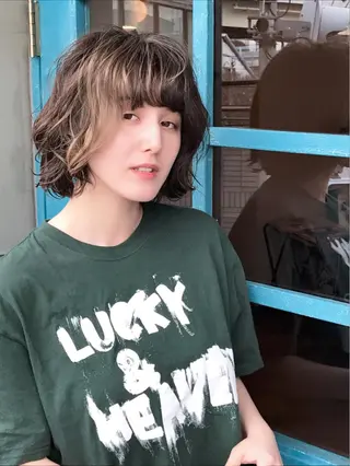 ショート カラー アメリラブヘアー 土屋 洋平のヘアスタイル