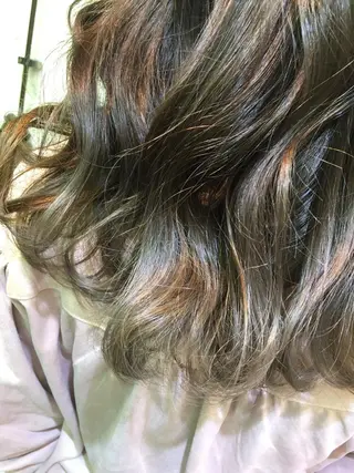 セミロング カラー 💘カラー人気Ｎｏ. １💘SAYAのヘアスタイル