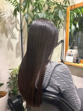 ロング 馬場 彩のヘアスタイル