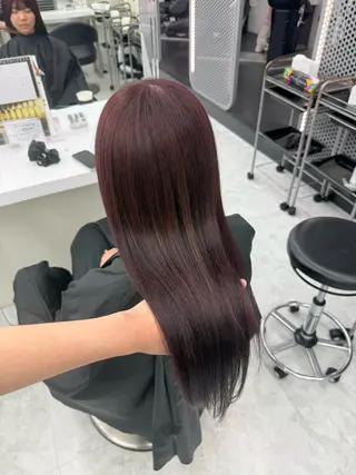 ロング カラー 🥂上品ワンホンヘア 🥂nozomiのヘアスタイル