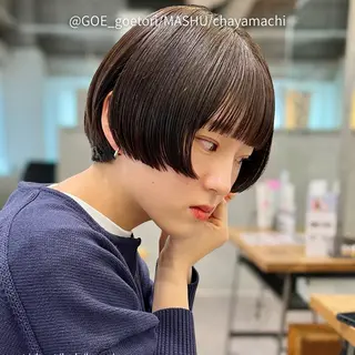 ショート 鳥越 一希のヘアスタイル