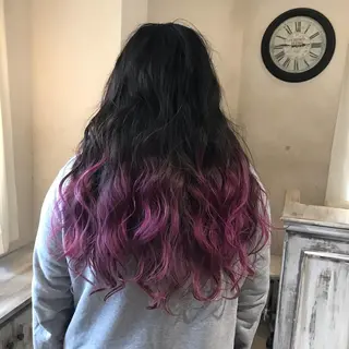 ロング 福原 優介のヘアスタイル