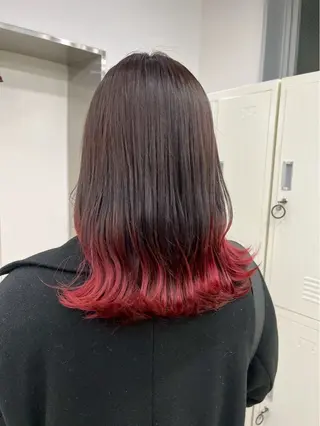 ロング カラー ハイトーンカラー🐬 えりかのヘアスタイル