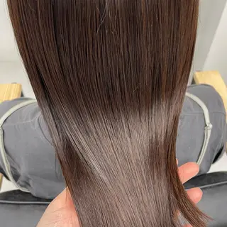 ロング カラー パーマ ヘアアレンジ メンズ キッズ ネイル マツエク・マツパ アイブロウ mona/ ストレートスタイル✨のヘアスタイル