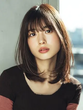 ミディアム 艶髪診断で絶対綺麗✨ お悩み解決✨京谷宥✨のヘアスタイル