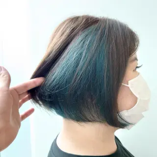 ショート カラー 髪質改善/ブリーチ 田代 龍我のヘアスタイル