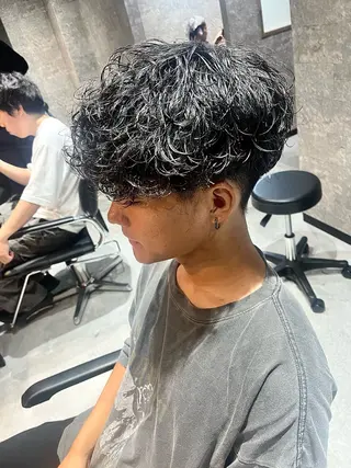 パーマ メンズ matsui ／ anheloのヘアスタイル
