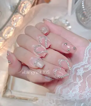 ネイル 24時まで❤︎韓国、 ワンホンネイルのネイルデザイン