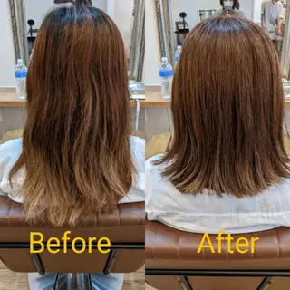 ミディアム 【泉中央】CLASS 中村のヘアスタイル