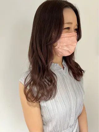セミロング カラー 🧡YUU💚艶抜群 カラー✨/905号室のヘアスタイル