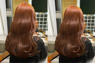 セミロング カラー 小顔矯正/レイヤー 透明感カラー✨生真のヘアスタイル