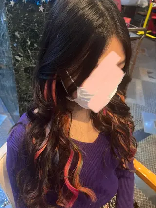 ロング カラー ヘアアレンジ KOYA ｺﾔのヘアスタイル