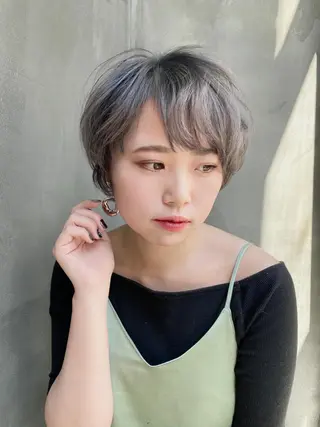 ショート 七尾 彰観のヘアスタイル