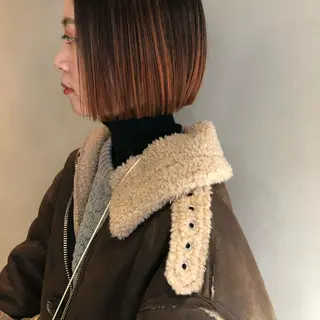 ミディアム yajima Moemiのヘアスタイル