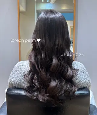 パーマ 韓国風パーマ/ オリーブ🇰🇷あゆのヘアスタイル