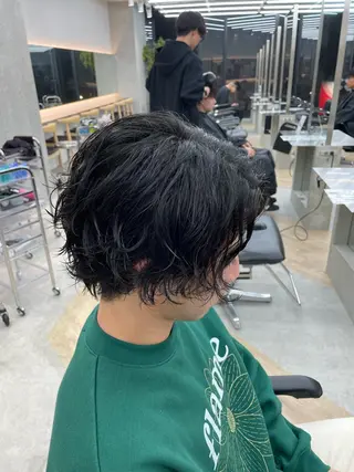 ショート パーマ メンズ SENTA✨メンズ パーマ✨fifth栄のヘアスタイル