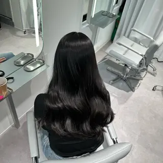 カラー ボブパーマ/デジパ 松原吹季のヘアスタイル