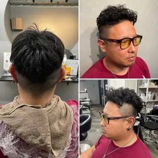 パーマ メンズ 🌹ミラクル美容師 🌹くっぽのヘアスタイル