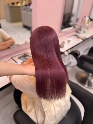 セミロング ♥️韓国風透明感 暖色misa♥️のヘアスタイル
