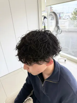 パーマ メンズ メンズ特化美容師 /真家雅樹🔥のヘアスタイル