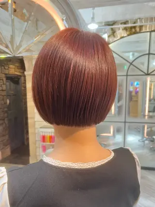 ショート カラー 吉祥寺|くすみ× 透明感|kazutoのヘアスタイル