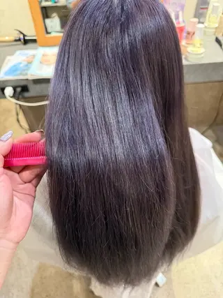 ロング カラー 明 (めい)のヘアスタイル