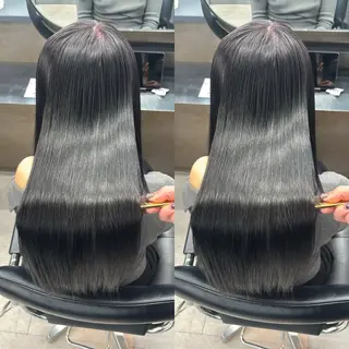 ロング 今話題の艶髪矯正 美艶カラー/FUKAのヘアスタイル