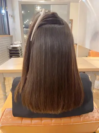 ロング カラー ヘアアレンジ ✨髪質改善/透明感✨ 西野 陽のヘアスタイル