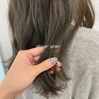 セミロング カラー パーマ ヘアアレンジ メンズ キッズ マツエク・マツパ 横浜Bob美容師🤎 ERINAのヘアスタイル