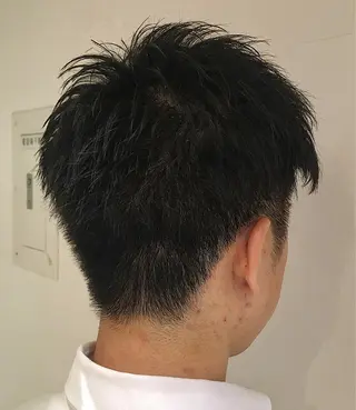 ショート メンズ 熊谷 奈菜のヘアスタイル
