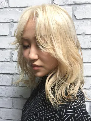 セミロング カラー welring hair salonのヘアスタイル