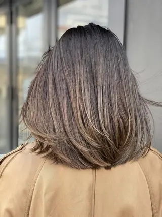 ミディアム 似合わせ透明感カラー 宇治　ヤマノのヘアスタイル