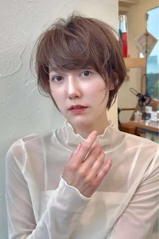 ショート カラー お悩み解決ショート/ 似合わせカット/といのヘアスタイル