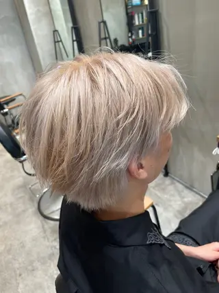 カラー メンズ loe博多 五十嵐弘雄のヘアスタイル