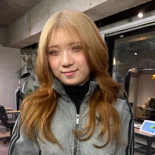 ロング カラー 透明感カラー🫧🎀 まりなのヘアスタイル