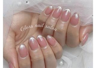 ネイル みゆ🐰 Gloss nailのネイルデザイン